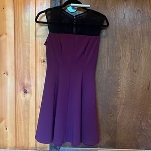 Purple dress with mesh top - Aqua size XS